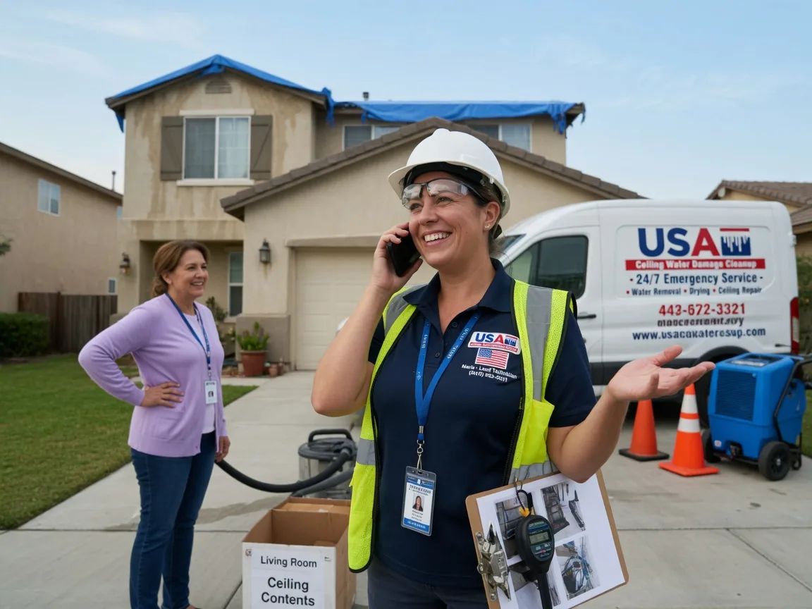 Ceiling Water Damage Restoration Fiatt, IL FAQs